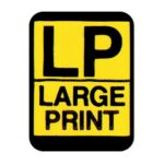 Large Print Spine Label